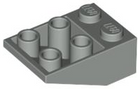 LEGO® los onderdeel Dakpan Omgekeerd Lichtgrijs 3747a