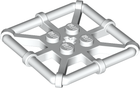 LEGO® los onderdeel Plaat Aangepast in kleur Wit 30094
