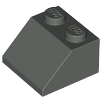 LEGO® los onderdeel Dakpan Algemeen Donkergrijs 3039