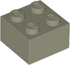 LEGO® los onderdeel Steen in kleur Donkergrijs 3003