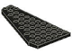 LEGO® los onderdeel Wig Plaat in kleur Zwart 3585