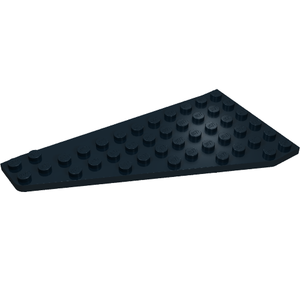 LEGO® los onderdeel Wig Plaat in kleur Zwart 3585