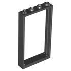LEGO® los onderdeel Deurkozijn in kleur Zwart 30179