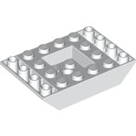 LEGO® los onderdeel Dakpan Omgekeerd in kleur Wit 30183