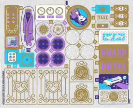 LEGO® stickervel set 41101-1 Heartlake Grand Hotel