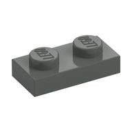 Plaatje in Gallery viewer laden, LEGO® los onderdeel Plaat Algemeen in kleur Donkergrijs 3023