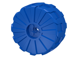 LEGO® los onderdeel Wiel in kleur Blauw 2515