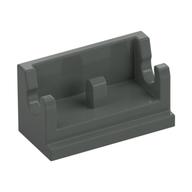 LEGO® los onderdeel Scharnier in kleur Donkergrijs 3937