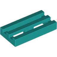 Plaatje in Gallery viewer laden, LEGO® los onderdeel Tegel Aangepast Donker Turkoois 2412b