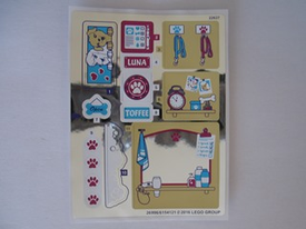 LEGO® stickervel set 41124-1 Heartlake Puppy Daycare