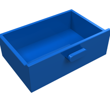 Plaatje in Gallery viewer laden, LEGO® los onderdeel Container in kleur Blauw 4536