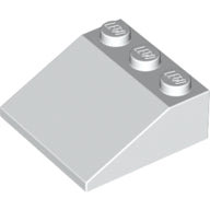 LEGO® los onderdeel Dakpan Algemeen in kleur Wit 4161