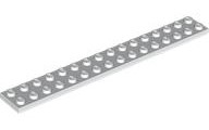 Plaatje in Gallery viewer laden, LEGO® los onderdeel Plaat Algemeen in kleur Wit 4282