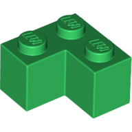 Plaatje in Gallery viewer laden, LEGO® los onderdeel Steen in kleur Groen 2357