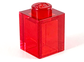 LEGO® los onderdeel Steen in kleur Doorzichtig Rood 3005