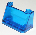 LEGO® los onderdeel Voorruit Doorzichtig Donkerblauw 3823