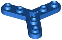 LEGO® los onderdeel Technische Plaat in kleur Blauw 32125