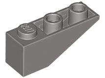 Plaatje in Gallery viewer laden, LEGO® los onderdeel Dakpan Omgekeerd Donkergrijs 4287