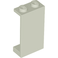 LEGO® los onderdeel Paneel in kleur Lichtgrijs 2362a