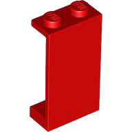 LEGO® los onderdeel Paneel in kleur Rood 2362a