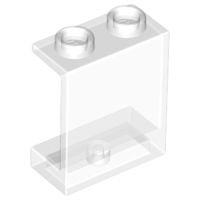 LEGO® los onderdeel Paneel in kleur Doorzichtig 4864b