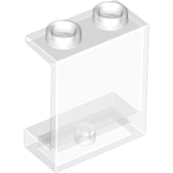 LEGO® los onderdeel Paneel in kleur Doorzichtig 4864b
