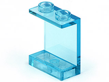 Plaatje in Gallery viewer laden, LEGO® los onderdeel Paneel Doorzichtig Lichtblauw 4864b