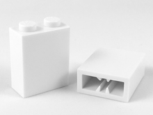 Plaatje in Gallery viewer laden, LEGO® los onderdeel Steen in kleur Wit 3245b