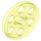 LEGO® los onderdeel Wiel Doorzichtig Neon Groen 4185