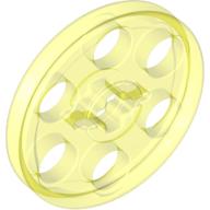 LEGO® los onderdeel Wiel Doorzichtig Neon Groen 4185