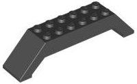 LEGO® los onderdeel Dakpan Algemeen in kleur Zwart 30180