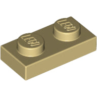 Plaatje in Gallery viewer laden, LEGO® los onderdeel Plaat Algemeen in kleur Geelbruin 3023