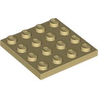 LEGO® los onderdeel Plaat Algemeen in kleur Geelbruin 3031