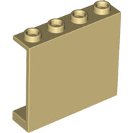 LEGO® los onderdeel Paneel in kleur Geelbruin 4215b