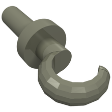 Plaatje in Gallery viewer laden, LEGO® los onderdeel Lijf Accessoire Donkergrijs 2531