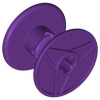 Plaatje in Gallery viewer laden, LEGO® los onderdeel Haspel &amp; Lier in kleur Paars 32012