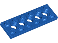 Plaatje in Gallery viewer laden, LEGO® los onderdeel Technische Plaat in kleur Blauw 32001