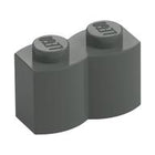 LEGO® los onderdeel Steen Aangepast Donkergrijs 30136