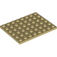 Plaatje in Gallery viewer laden, LEGO® los onderdeel Plaat Algemeen in kleur Geelbruin 3036