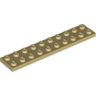 Plaatje in Gallery viewer laden, LEGO® los onderdeel Plaat Algemeen in kleur Geelbruin 3832