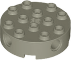 LEGO® los onderdeel Steen Rond in kleur Donkergrijs 6222