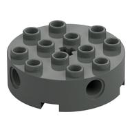 LEGO® los onderdeel Steen Rond in kleur Donkergrijs 6222