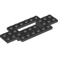 Plaatje in Gallery viewer laden, LEGO® los onderdeel Onderstel in kleur Zwart 30029