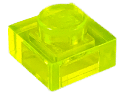 LEGO® onderdeel Plaat Algemeen Doorzichtig Neon Groen 3024
