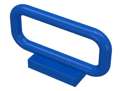 LEGO® los onderdeel Staaf in kleur Blauw 6187