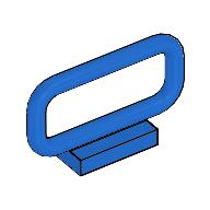 LEGO® los onderdeel Staaf in kleur Blauw 6187