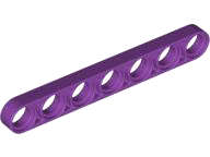 LEGO® los onderdeel Technische Hefbalk in kleur Paars 32065