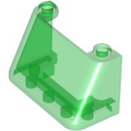 Plaatje in Gallery viewer laden, LEGO® los onderdeel Voorruit in kleur Doorzichtig Groen 3823