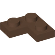 LEGO® los onderdeel Plaat Algemeen in kleur Bruin 2420