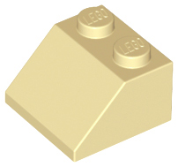 Plaatje in Gallery viewer laden, LEGO® los onderdeel Dakpan Algemeen in kleur Geelbruin 3039